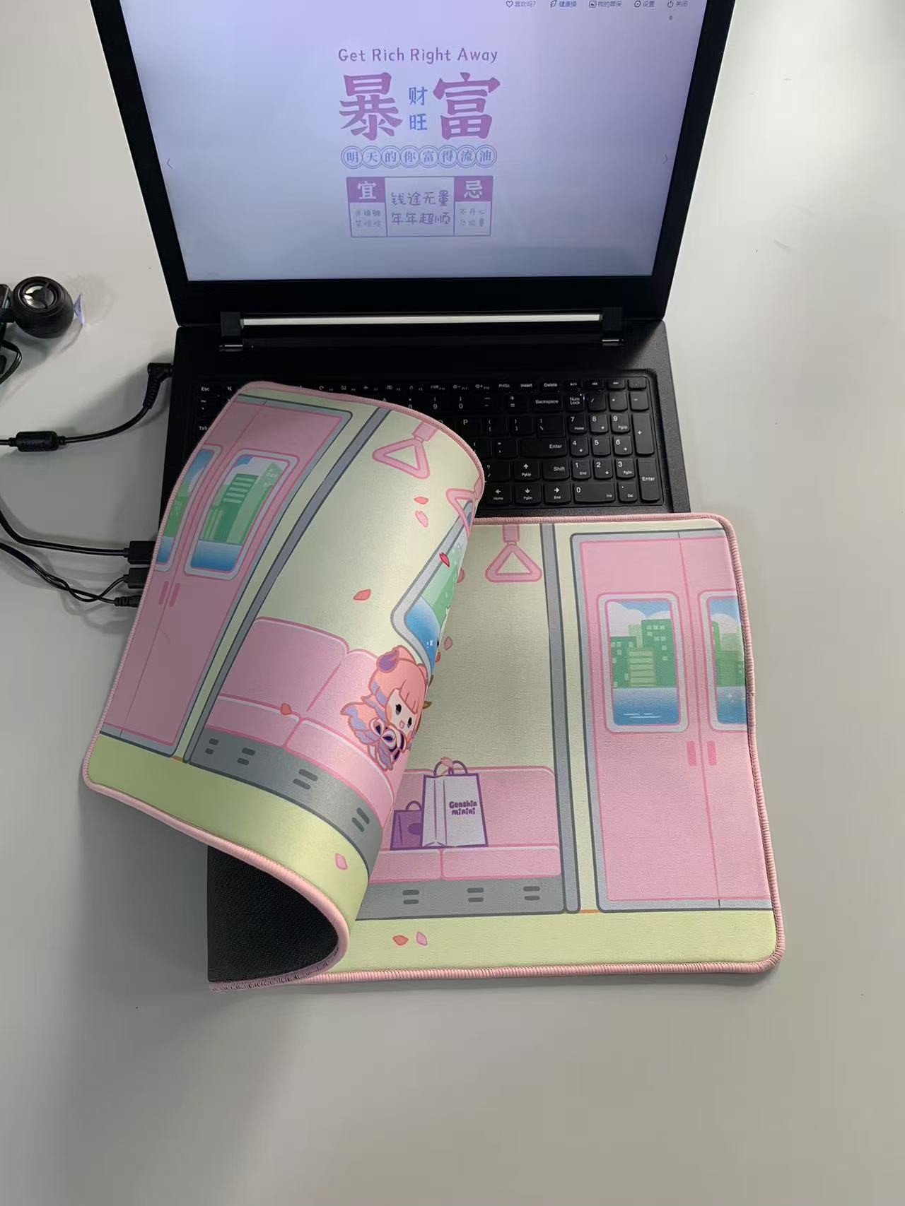 超大超厚橡膠游戲桌墊，廣告鼠標(biāo)墊定制